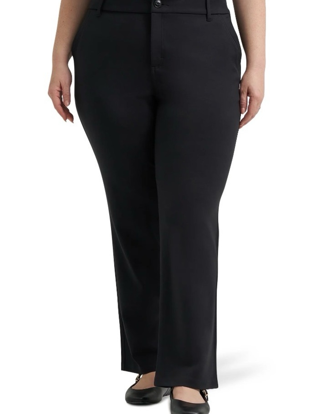 Lee Women's Black Straight Leg Pants